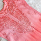 Navari Peach Ombre Long Rayon Kurta