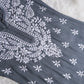 Sama Grey Short Rayon Kurta