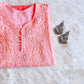 Sangam Pastel Peach short kurta