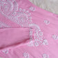 Tulipa Pastel Pink Long Rayon kurta