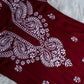 Tulipa Maroon Long Rayon kurta