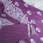 Sama Dusty Purple Short Rayon Kurta