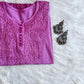 Sangam Burgundy Pink short kurta