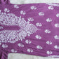 Sama Dusty Purple Short Rayon Kurta