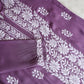 ZEENAT Dusty Purple Long Rayon Kurta