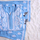 Amaira Ice Blue Rayon Kurta Pant set