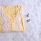 Sama Pastel Yellow Short Rayon Kurta