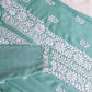 ZEENAT Sage Green Long Rayon Kurta