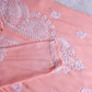 Tulipa Pastel Peach Long Rayon kurta